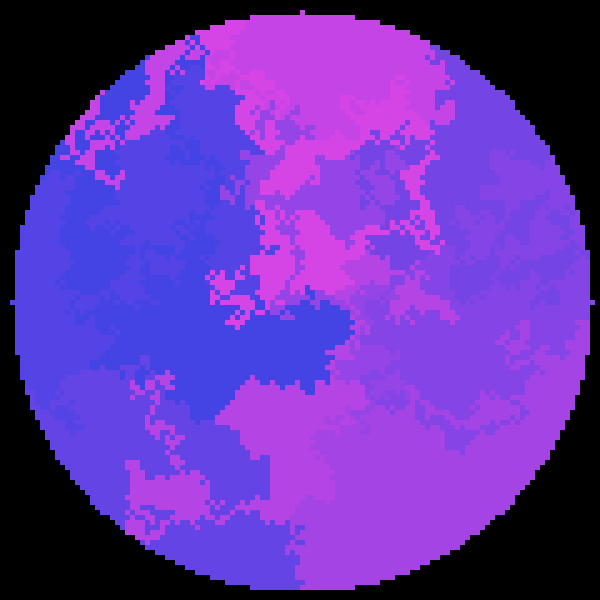 image of pink planet